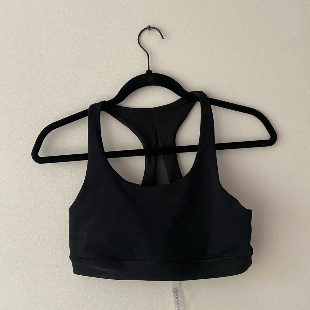 lululemon black sports bra 6